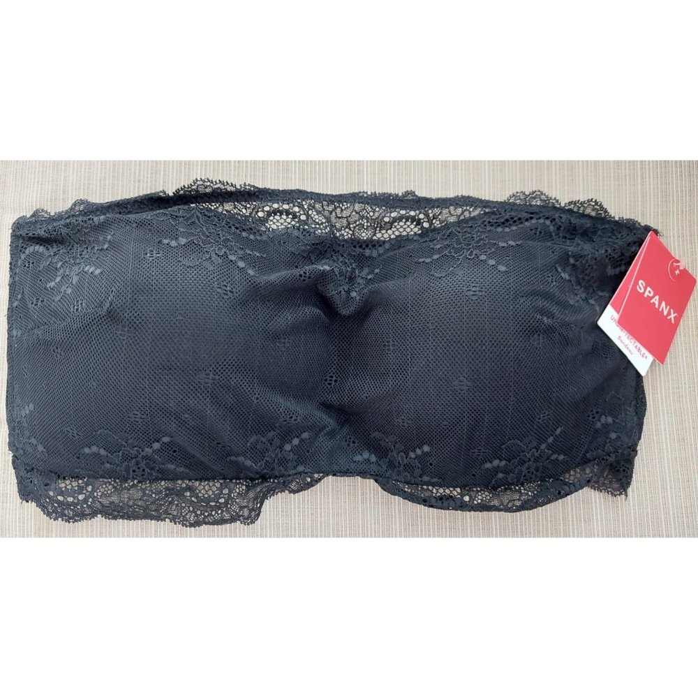 Undie-tectable Strapless Bandeau Bra 30031R - BLACK SIZE MEDIUM